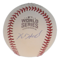 Kyle Hendricks Signed 2016 World Series Baseball (JSA) at PristineAuction.com
