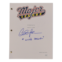 Charlie Sheen Signed "Major League" Movie Script Inscribed "A Wild Thing" (JSA) at PristineAuction.com