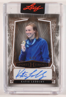Katie Ledecky 2025 Leaf Sports Heroes Autographs Clear Bronze #BAKL1 #06/25 at PristineAuction.com