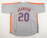Howard "HoJo" Johnson Signed Jersey Inscribed "86 WS Champs!" & 3x 30/30 Club" (JSA) at PristineAuction.com