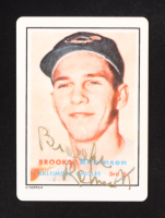 Brooks Robinson Signed 1990 Hamilton Collection Ceramic 1957 Topps #328 #9/2699 (Beckett) at PristineAuction.com