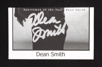 Dean Smith Signed Sportsman of the Year Cut (Beckett) at PristineAuction.com