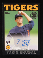 Tarik Skubal 2021 Topps '86 Topps Autographs Black #86ATSK S2 RC #043/199 at PristineAuction.com