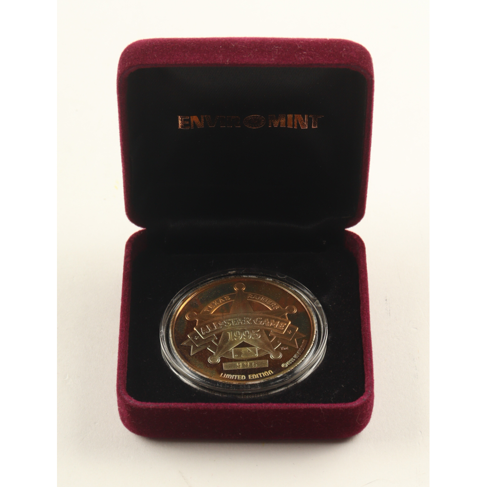 1995 All-Star Game at The Ballpark in Arlington Enviromint Fine Bronze Medallion Coin at PristineAuction.com