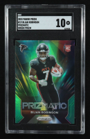 Bijan Robinson 2023 Panini Prizm Prizmatic Prizms Green #19 RC (SGC 10) at PristineAuction.com