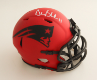 Drew Bledsoe Signed Patriots Rave Alternate Speed Mini Helmet (Beckett) at PristineAuction.com