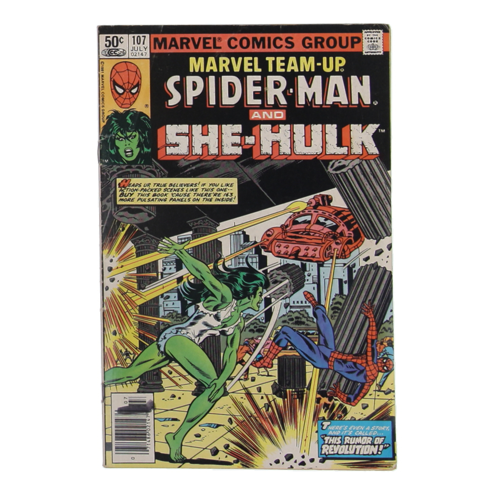 1981 "Marvel Team-Up" Issue #107 Marvel Comic Book at PristineAuction.com
