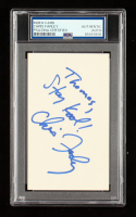Chris Farley Signed 3x5 Index Card Inscribed "Thomas, Stay Kool!" (PSA) at PristineAuction.com