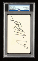Adam West Signed 3x5 Index Card (PSA) at PristineAuction.com