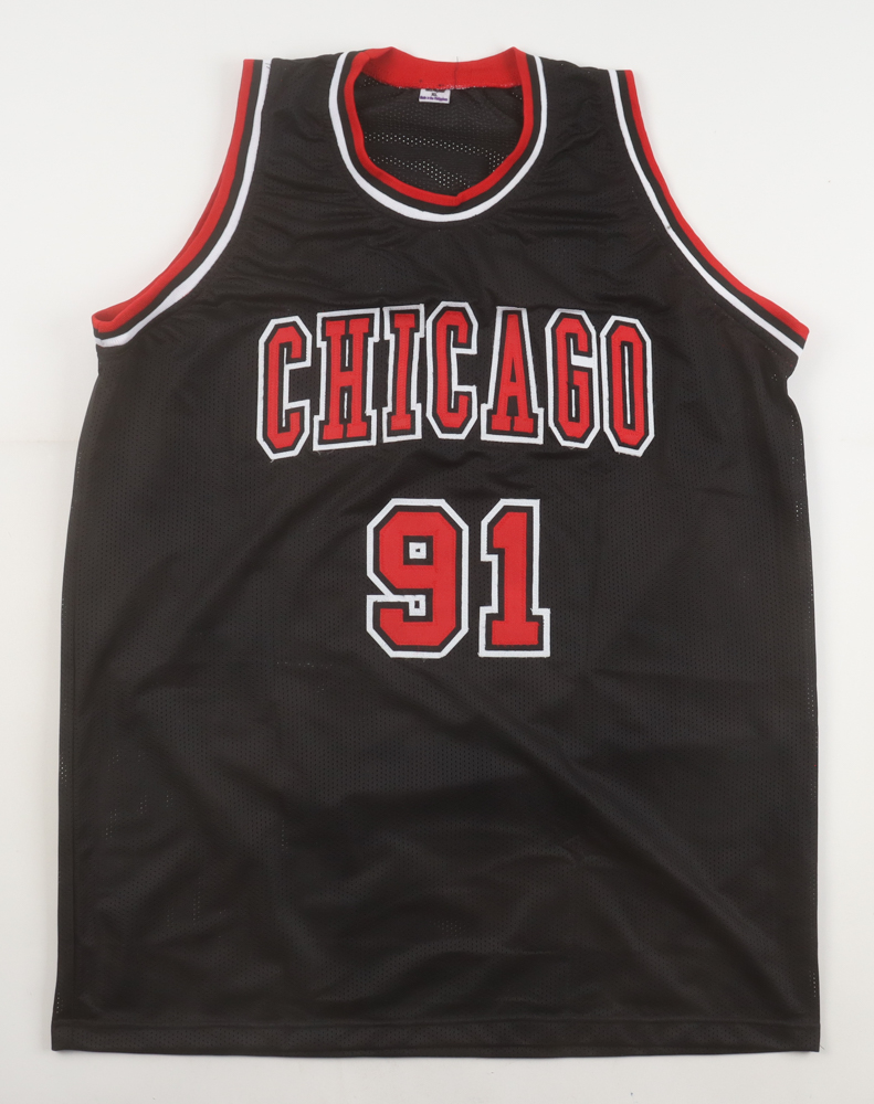 Dennis Rodman Signed Jersey (JSA) at PristineAuction.com Dennis Rodman Signed Jersey (JSA) at PristineAuction.com