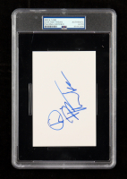 Dave Matthews Signed 4x6 Index Card (PSA) at PristineAuction.com