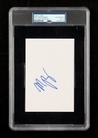 Matthew Perry Signed 4x6 Index Card (PSA) at PristineAuction.com
