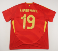 Lamine Yamal Signed Spain Adidas Authentic Jersey (Beckett) at PristineAuction.com