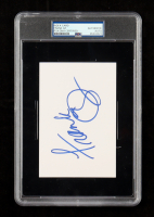 Frank Oz Signed 4x6 Index Card (PSA) at PristineAuction.com