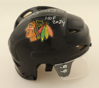 Jeremy Roenick Signed Blackhawks Mini Helmet Inscribed "HOF 2024" (Beckett) at PristineAuction.com