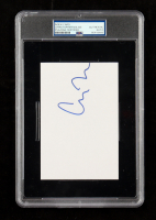 Christopher Nolan Signed 4x6 Index Card (PSA) at PristineAuction.com