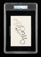 Michael J. Fox Signed 4x6 Index Card (PSA) at PristineAuction.com