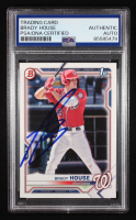 Brady House Signed 2021 Bowman Draft #BD186 RC (PSA Authentic) at PristineAuction.com