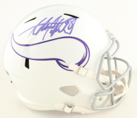 Adrian Peterson Signed Vikings Full-Size Speed Helmet (JSA) at PristineAuction.com