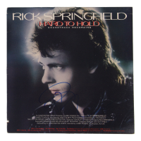 Rick Springfield Signed "Hard to Hold" Vinyl Album Cover (Beckett) at PristineAuction.com
