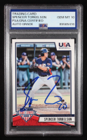 Spencer Torkelson Signed 2019 USA Baseball Stars and Stripes #12 RC (PSA | Autograph Graded 10) at PristineAuction.com