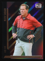 Nick Saban 2024 Leaf Pro Set Pure Clear Holo Bronze #79 #48/49 at PristineAuction.com