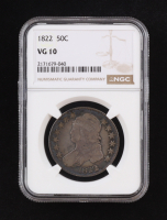 1822 Capped Bust Silver Half Dollar (NGC VG10) at PristineAuction.com