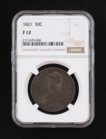 1821 Capped Bust Silver Half Dollar (NGC F12) at PristineAuction.com