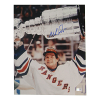 Mike Richter Signed 11x14 Photo (CX By Steiner) at PristineAuction.com