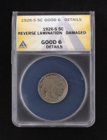 Mint Error 1926-S Buffalo Nickel Reverse Lamination (ANACS G06 Details) at PristineAuction.com