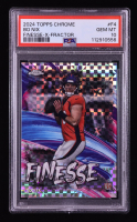 Bo Nix 2024 Topps Chrome Finesse Xfractors #F4 RC (PSA 10) at PristineAuction.com