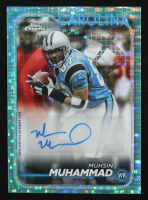 Muhsin Muhammad 2024 Topps Chrome Autographs Aqua Refractors #BAMMU #37/199 at PristineAuction.com
