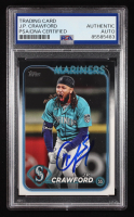 J.P. Crawford Signed 2024 Topps #49 (PSA Authentic) at PristineAuction.com