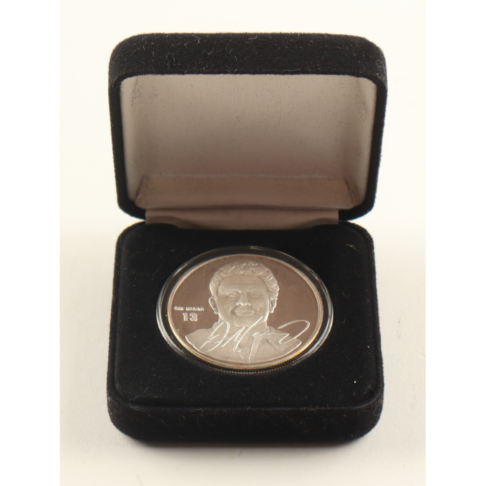 Dan Marino LE The Highland Mint 1oz Fine Silver Coin at PristineAuction.com