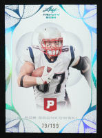 Rob Gronkowski 2024 Leaf Trinity Pristine Auction Collection Teal #84 #079/100 at PristineAuction.com