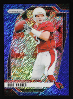 Kurt Warner 2024 Panini Prizm Prizms Blue Shimmer #8 #08/25 at PristineAuction.com