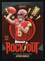 Jayden Daniels 2024 Absolute Rock Out #19 RC at PristineAuction.com