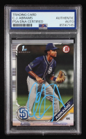 CJ Abrams Signed 2019 Bowman Draft #BD85 RC (PSA Authentic) at PristineAuction.com