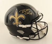 Drew Brees Signed Saints Full-Size Speed Helmet (Beckett) at PristineAuction.com
