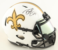 Drew Brees Signed Saints Full-Size Authentic On-Field Lunar Eclipse Alternate Speed Helmet with Visor (Beckett) at PristineAuction.com