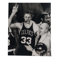 Larry Bird Signed 16x20 Photo (Bird) at PristineAuction.com