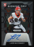 Ladd McConkey 2024 Panini Prizm Draft Picks Signing Day #35 RC at PristineAuction.com