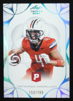 Tetairoa McMillan 2024 Leaf Trinity Pristine Auction Collection Platinum Blue #91 #152/199 RC at PristineAuction.com