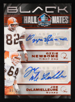 Joe DeLamielleure / Ozzie Newsome 2024 Panini Black Hall Mates Dual Autographs Citrine #8 #03/15 at PristineAuction.com