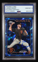 Landen Roupp Signed 2024 Topps Chrome Update Sapphire #USCS186 RC (PSA | Autograph Graded 10) at PristineAuction.com
