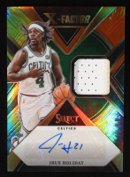 Jrue Holiday 2023-24 Select X-Factor Memorabilia Signatures Tie-Dye Prizms #13 #15/25 at PristineAuction.com