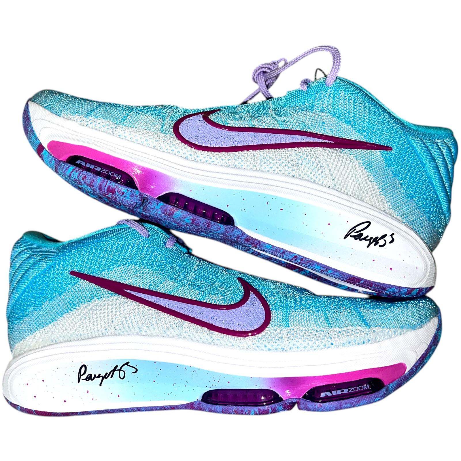 Paige Bueckers Signed Pair of Nike G.T. Hustle 3 Basketball Shoes with ...