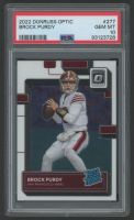 Brock Purdy 2022 Donruss Optic RR #277 (PSA 10) at PristineAuction.com