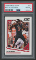 Lamar Jackson 2018 Score #352 (PSA 10) at PristineAuction.com