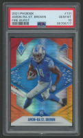 Amon-Ra St. Brown 2021 Phoenix Fire Burst #131 RC (PSA 10) at PristineAuction.com